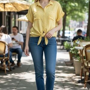 Velvet Soft Yellow Top